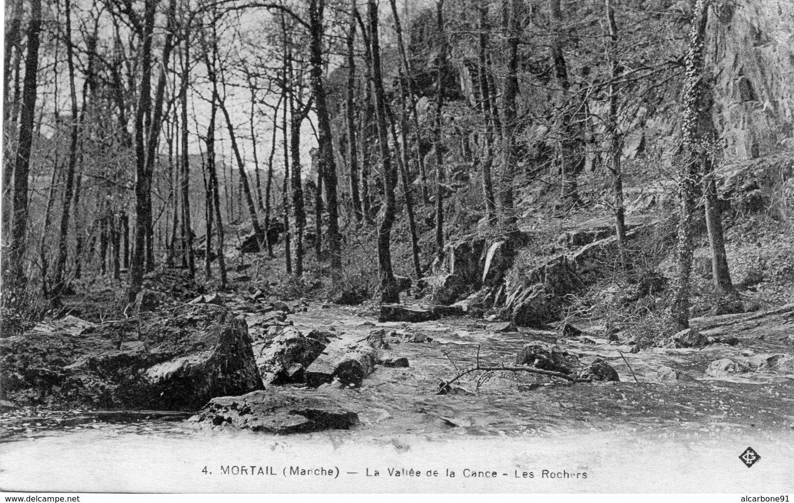 MORTAIN - La Vallée De La Cance - Les Rochers - Autres & Non Classés