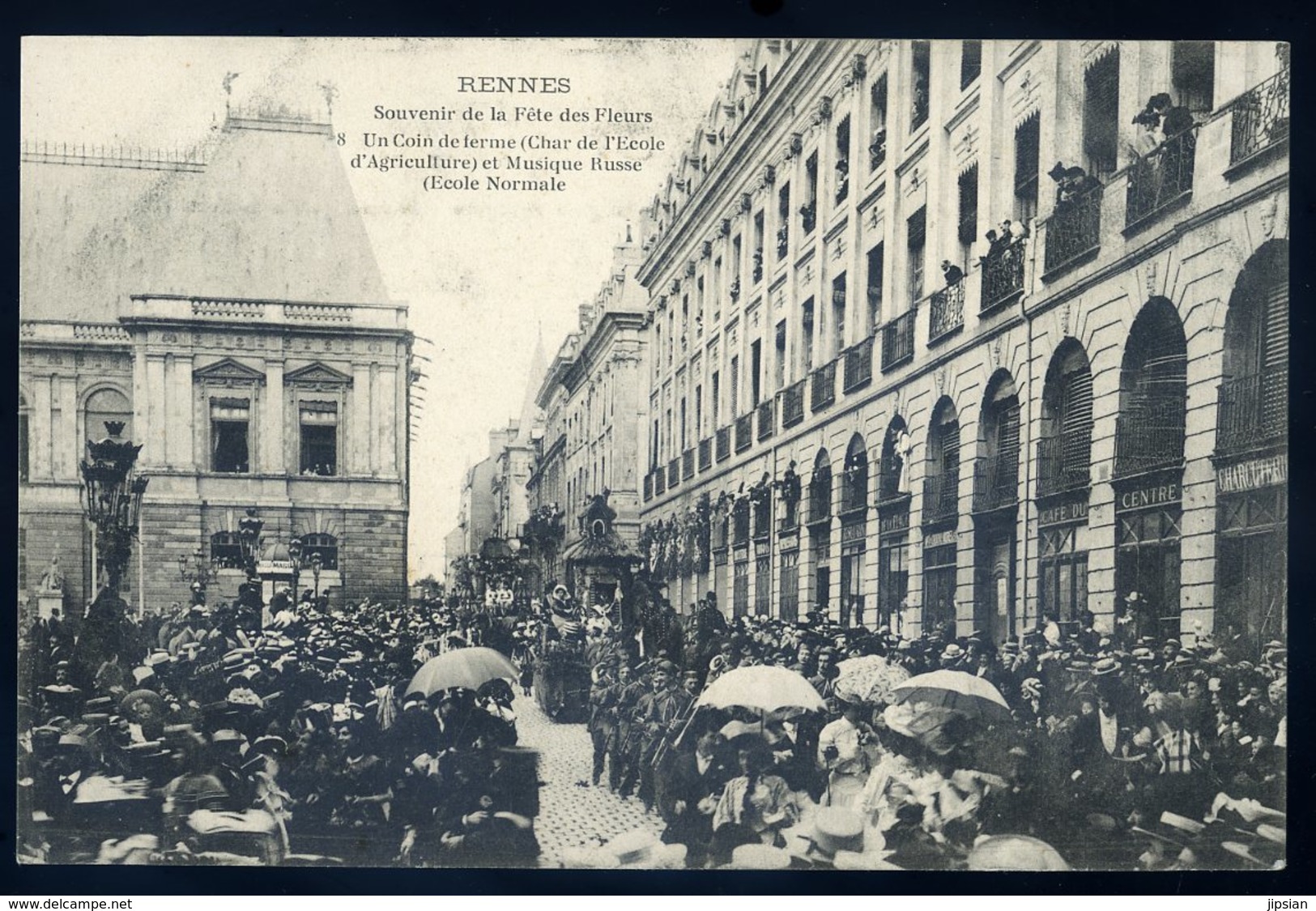 Cpa Du 35 Rennes Souvenir De La Fête Des Fleurs - Un Coin De Ferme Et Musique Russe  NCL32 - Rennes