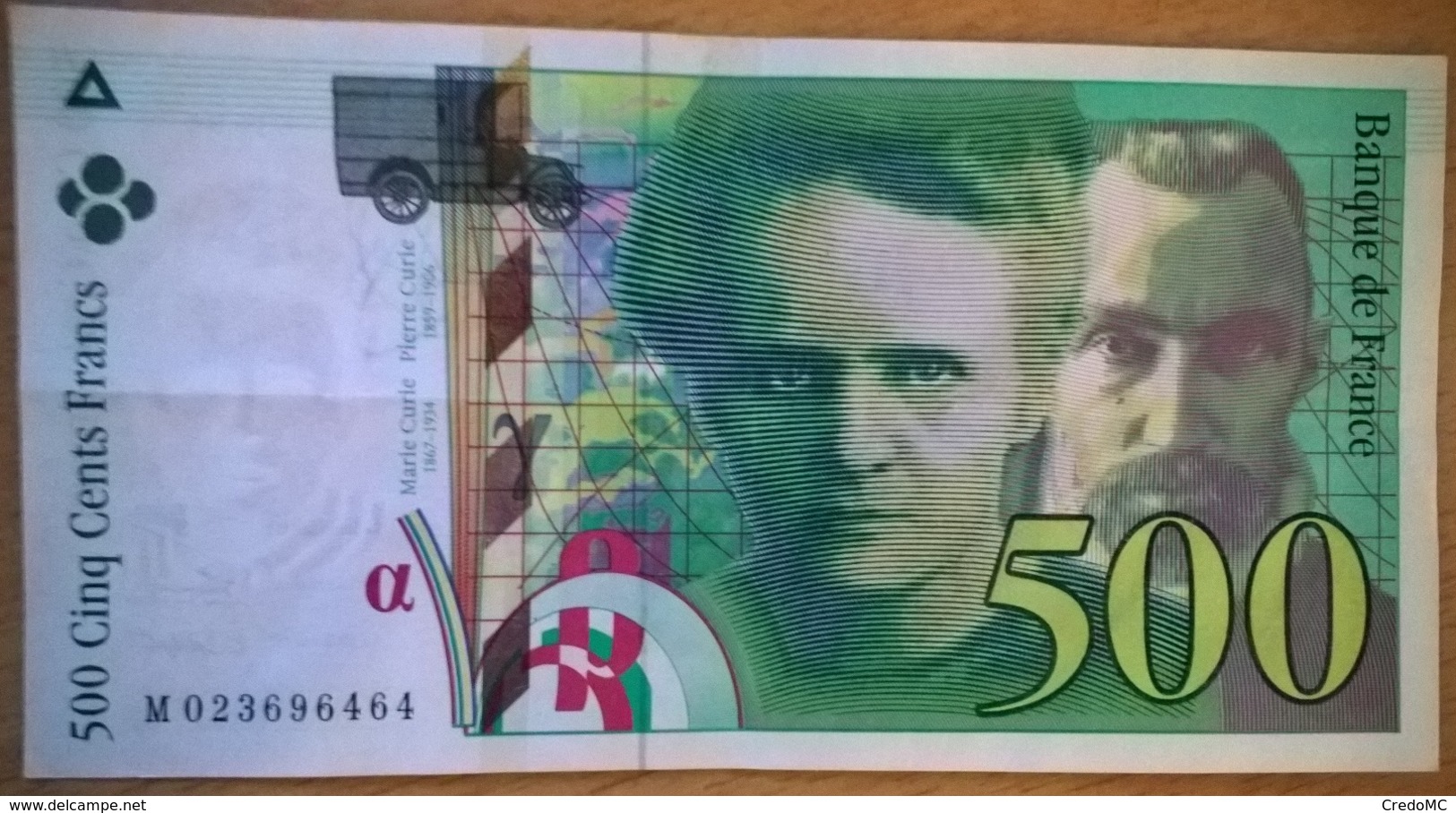 500 Francs Curie - Année 1994 - 500 F 1994-2000 ''Pierre Et Marie Curie''