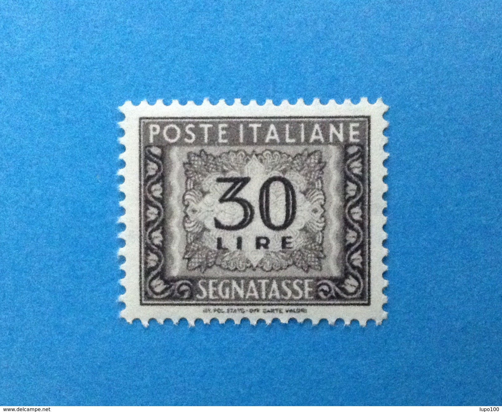 1961 ITALIA FRANCOBOLLO NUOVO STAMP NEW MNH** SEGNATASSE DA 30 LIRE - Postage Due