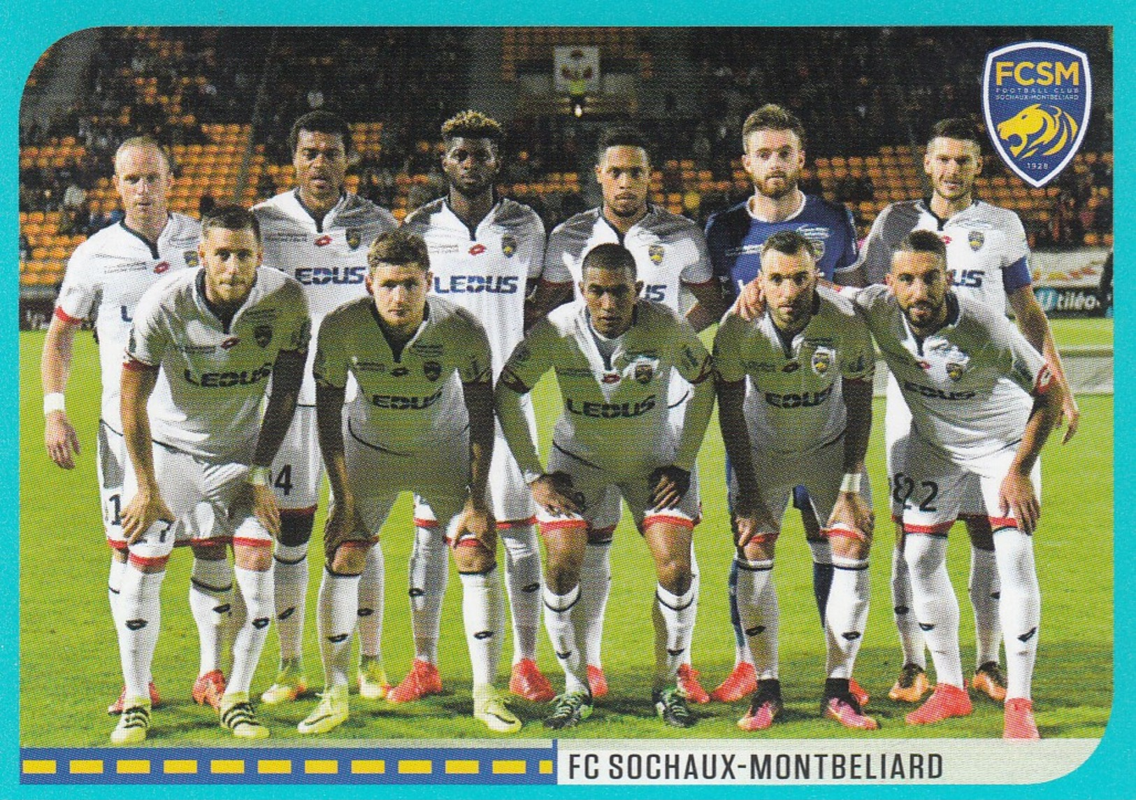 N°904 - Équipe Sochaux - Sochaux   - Sticker Foot 2016-2017 Panini - Französische Ausgabe