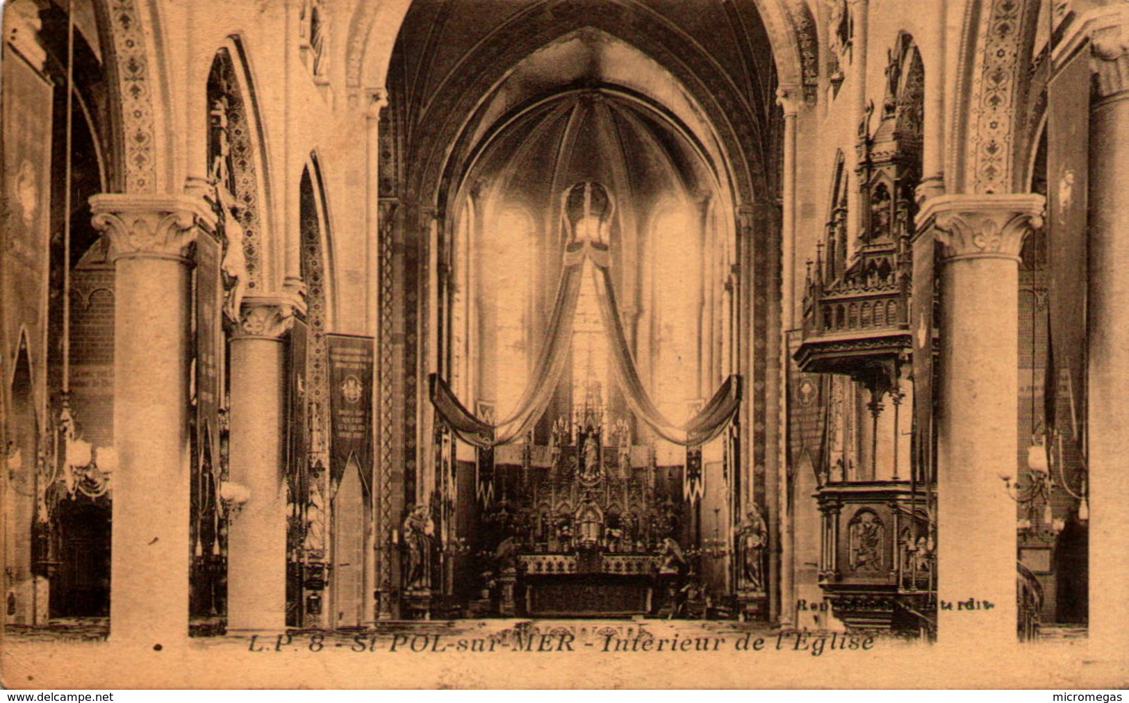 SAINT-POL Sur MER - Intérieur De L'Eglise - Saint Pol Sur Mer