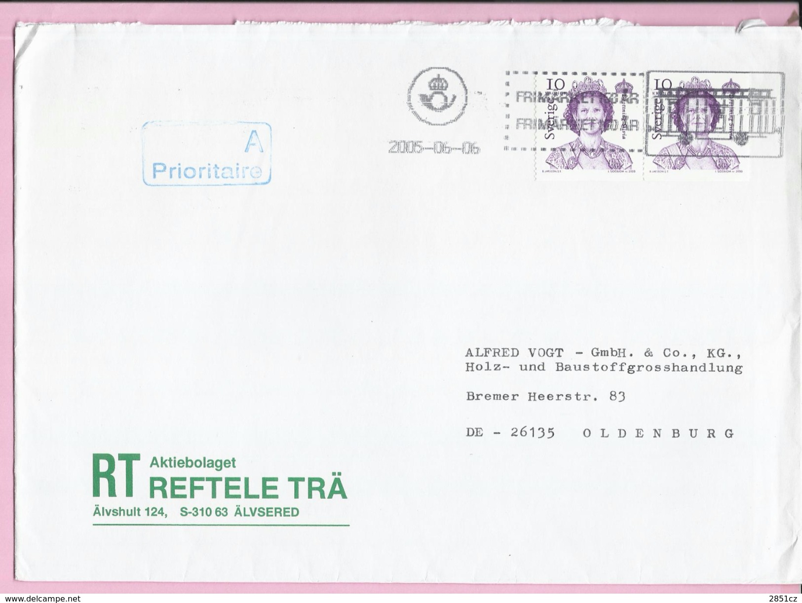Letter , 2005., Sweden (Sverige) - Covers & Documents
