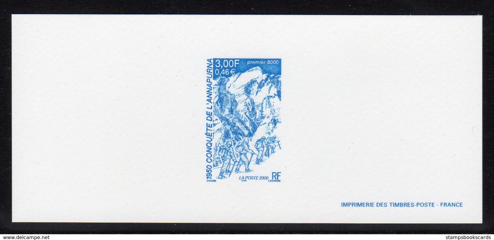 Mountaineering Conquest Of Annapurna French Proof Mnh - Bergsteigen
