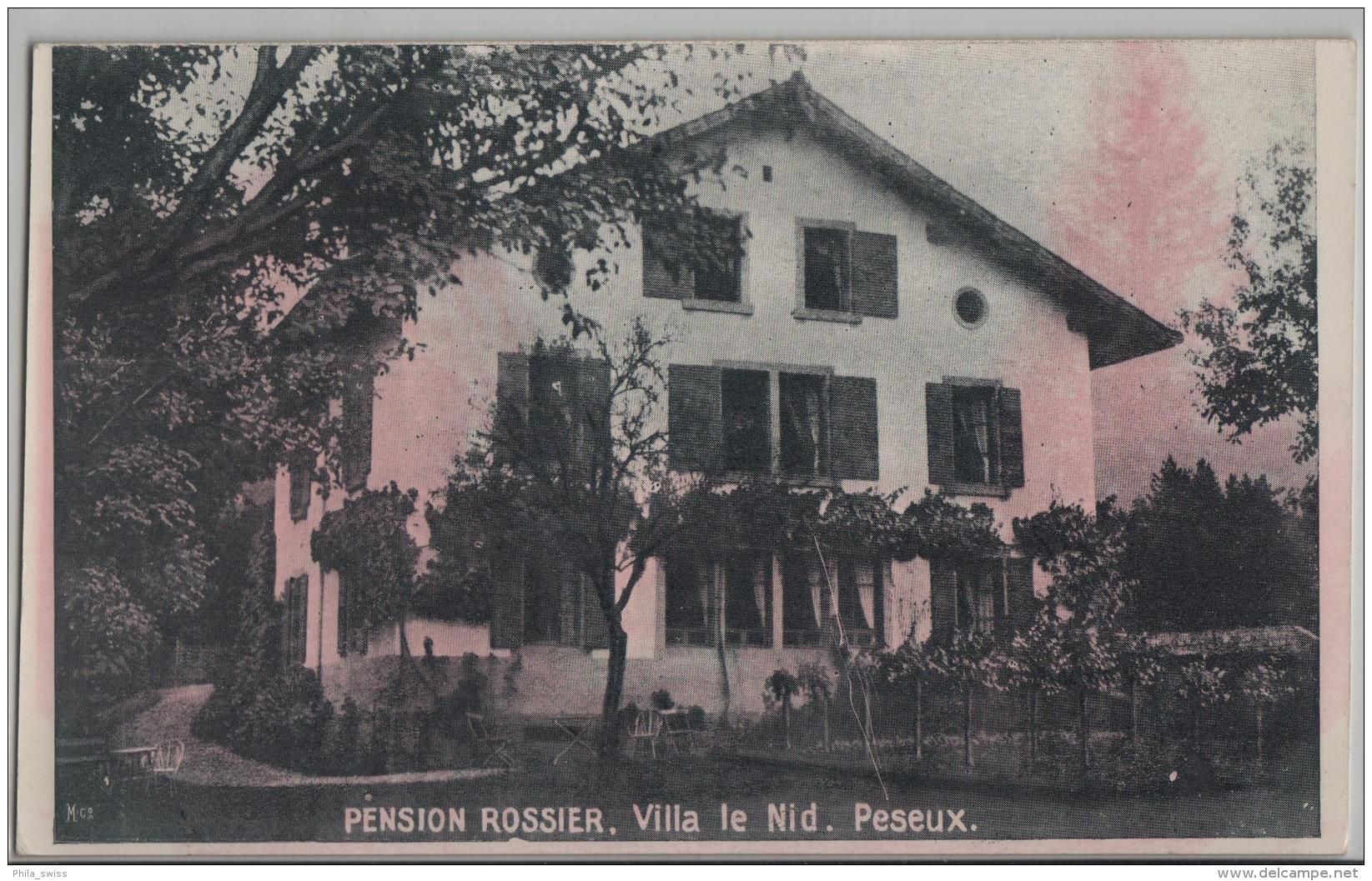 Pension Rossier - Villa Le Nid. Peseux - Peseux