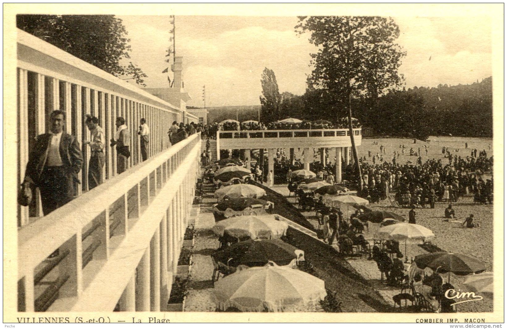 N°31989 -cpa Villennes -la Plage - Villennes-sur-Seine