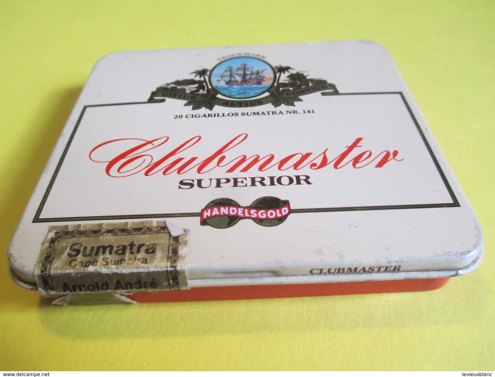 Boite En Fer Vide/20 Cigarillos Sumatra /Clubmaster Superior/Sumatra/Allemagne / /Vers 1980-90     BFPP109 - Altri & Non Classificati