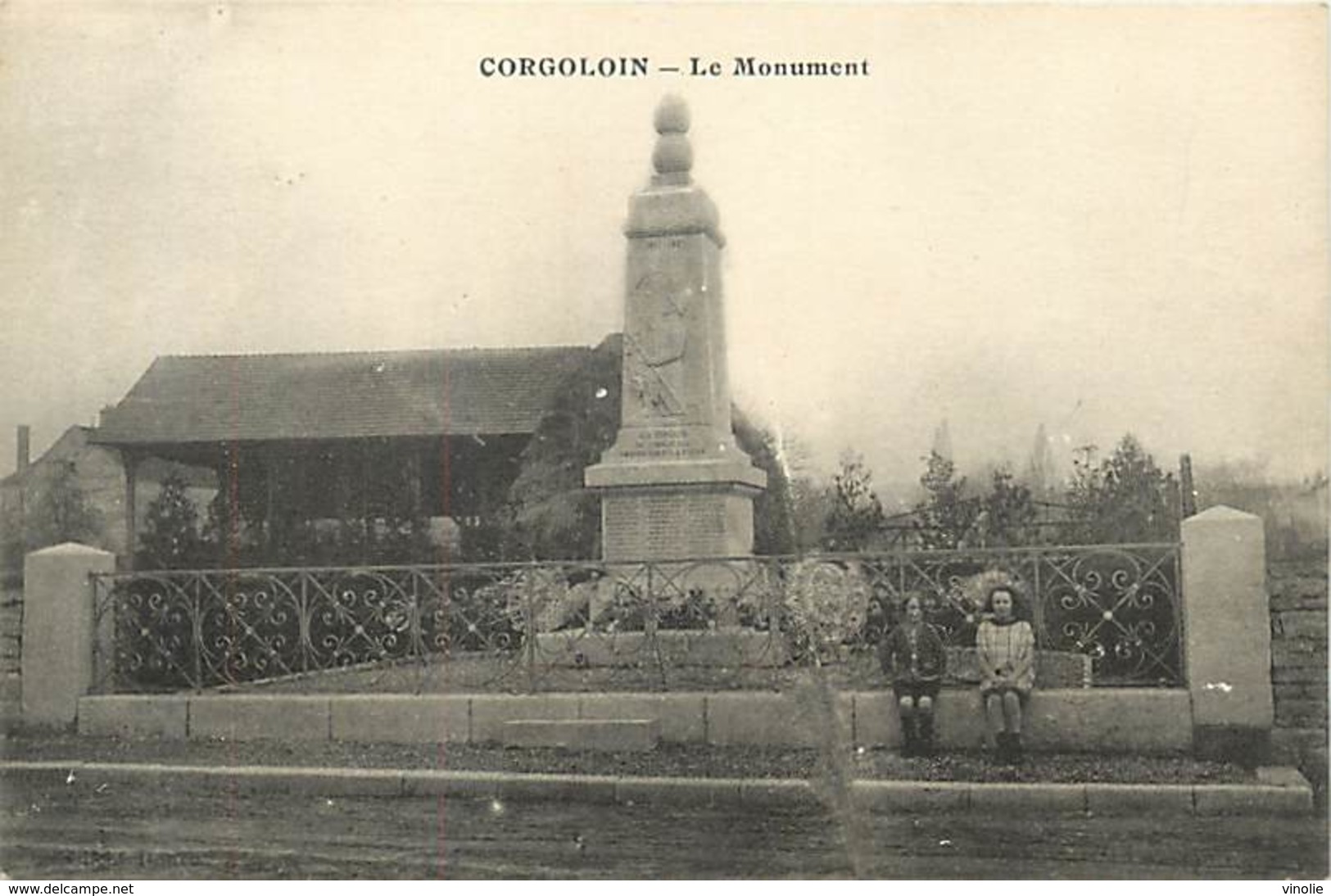 A-17-2479 :  MONUMENT AUX MORTS DE LA GRANDE-GUERRE 1914-1918. CORGOLOIN. - Autres & Non Classés