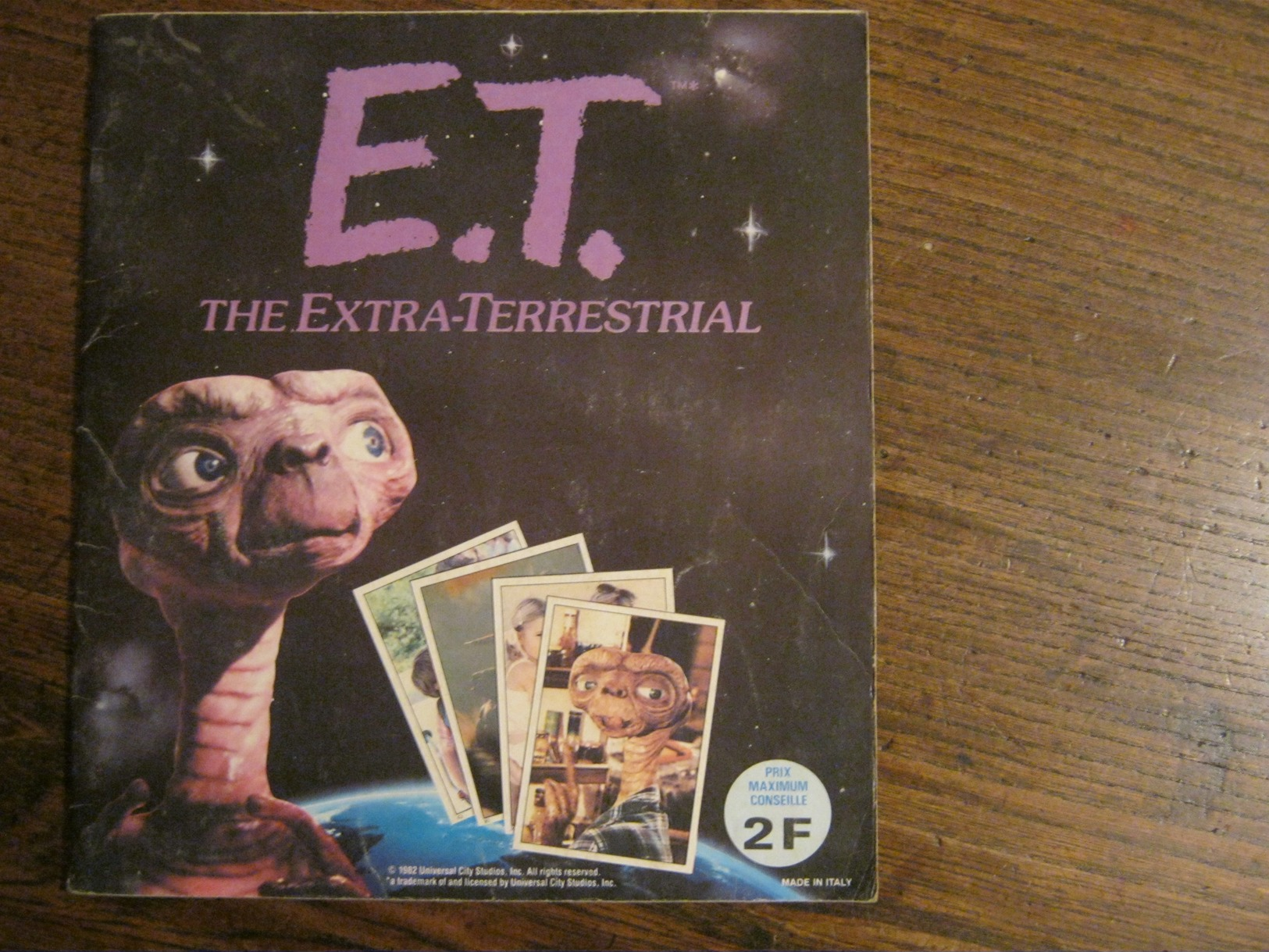 ALBUM PANINI-1982-"E.T. THE EXTRATERRESTRIAL"-114 Images Collées -Bon état- - Albums & Catalogues