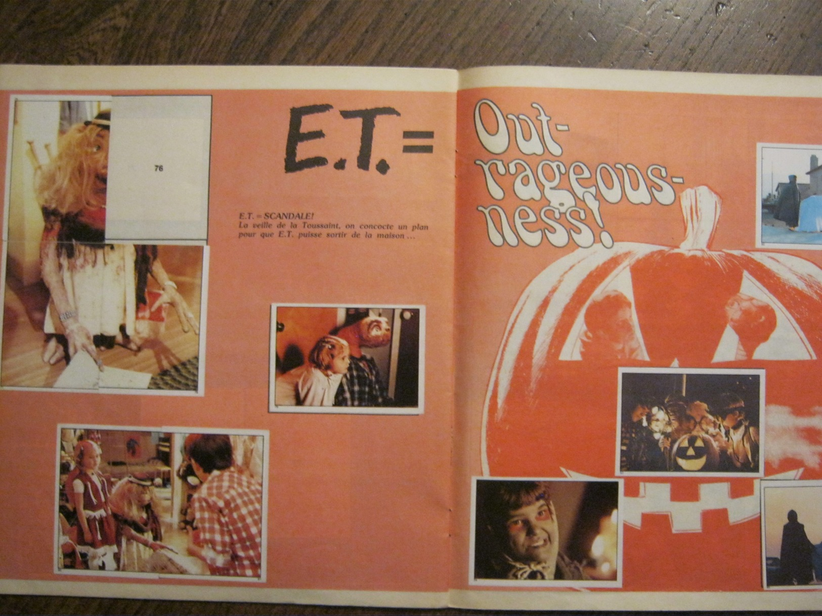 ALBUM PANINI-1982-"E.T. THE EXTRATERRESTRIAL"-114 images collées -Bon état-