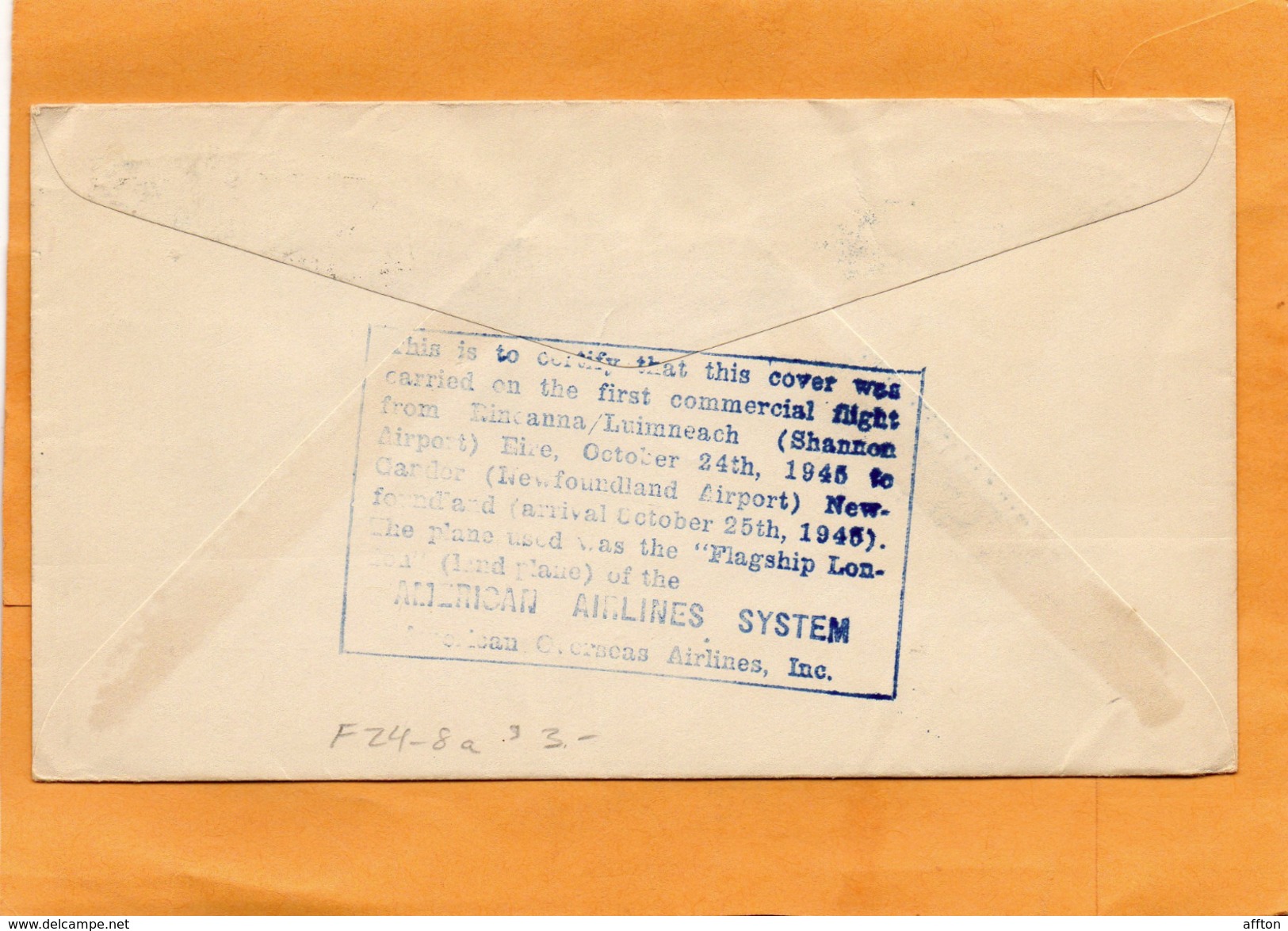 Ireland 1945 Cover Mailed - Airmail