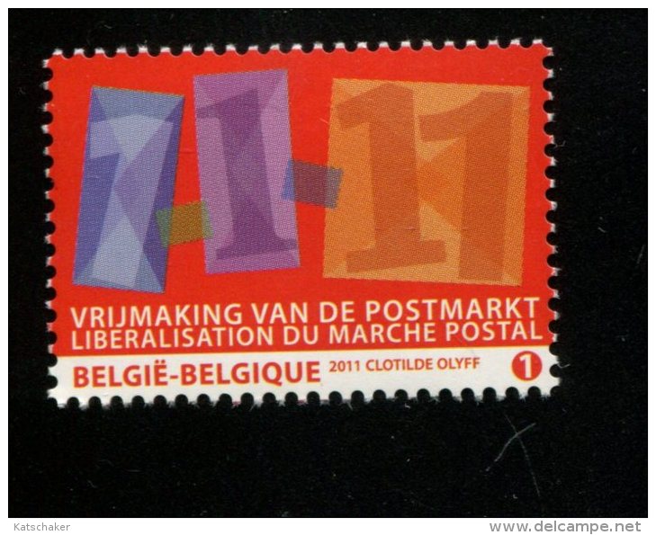 376397109 BELGIE 2011 POSTFRIS MINT NEVER HINGED POSTFRISCH EINDWANDFREI OCB 4089 Postmarkt - Unused Stamps