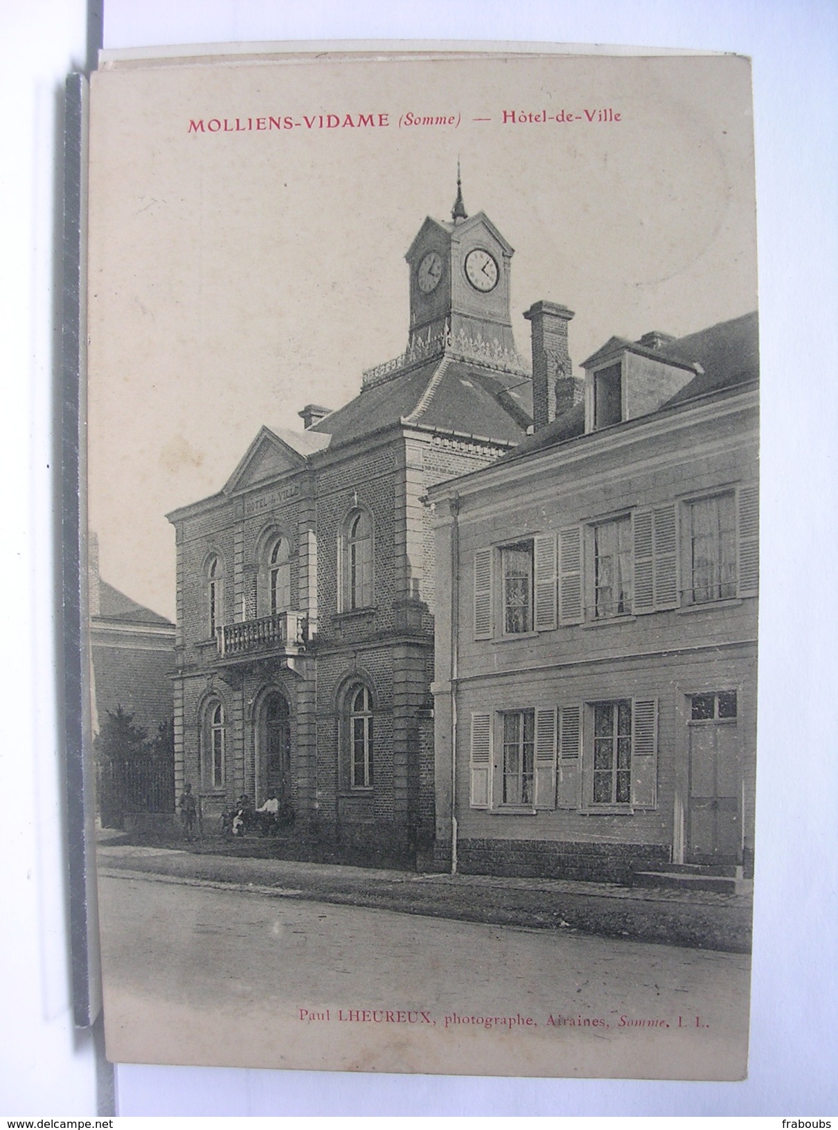 80 - MOLLIENS VIDAME - HOTEL DE VILLE - 1905 - Autres & Non Classés