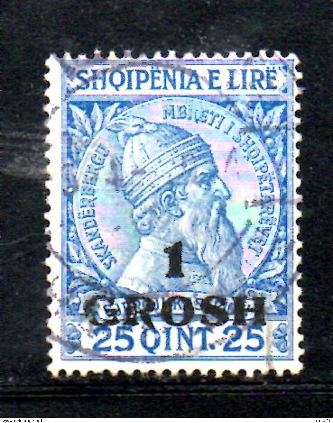 XP2173 - ALBANIA 1914 , Michel N. 44 Usato  Skandenberg - Albania