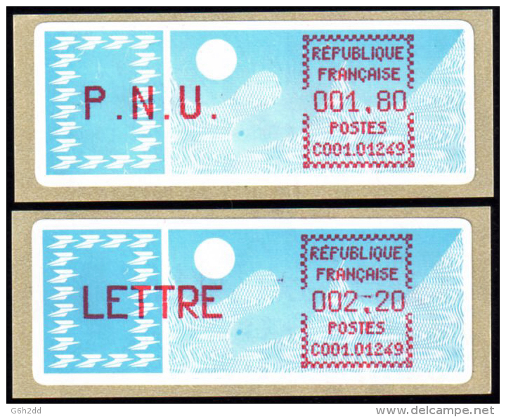 ATM-222- Timbre De Distributeur, Papier Carrier - 1985 Papier « Carrier »