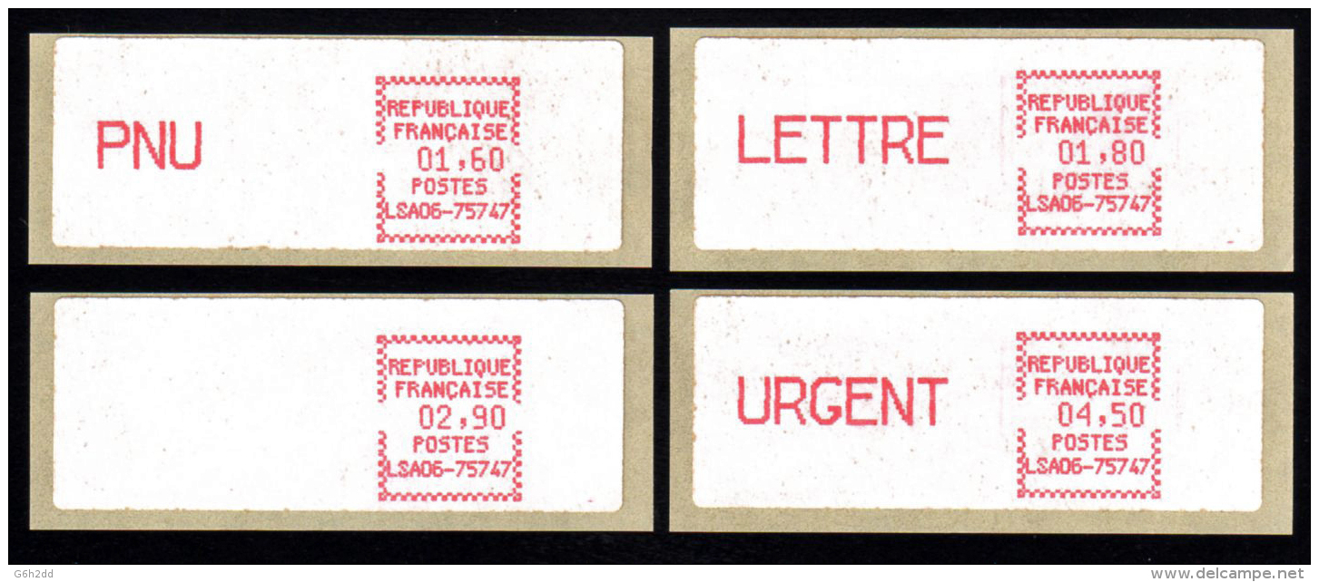 ATM-234- Timbre De Distributeur Lisa Type 3 - 1981-84 Types « LS » & « LSA » (prototypes)