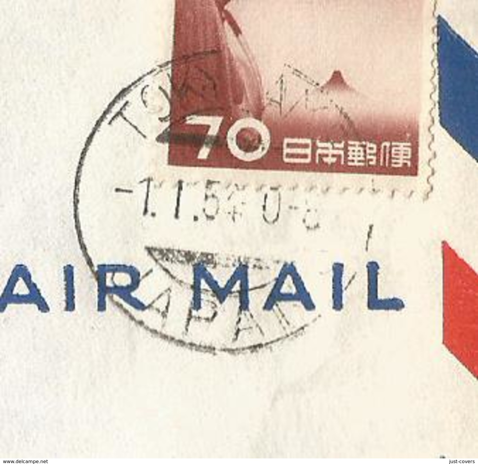 Japan: Jet Stream Service. Mailed In 1954 Arrived In Hawaii 1953. See Cover For Details. Contents Included - Airmail