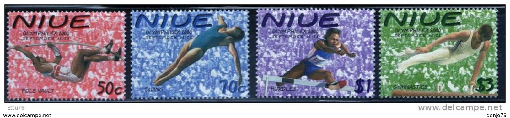 NIUE 2000 OLYMPICS,OLYMPHILEX  SET MNH - Niue