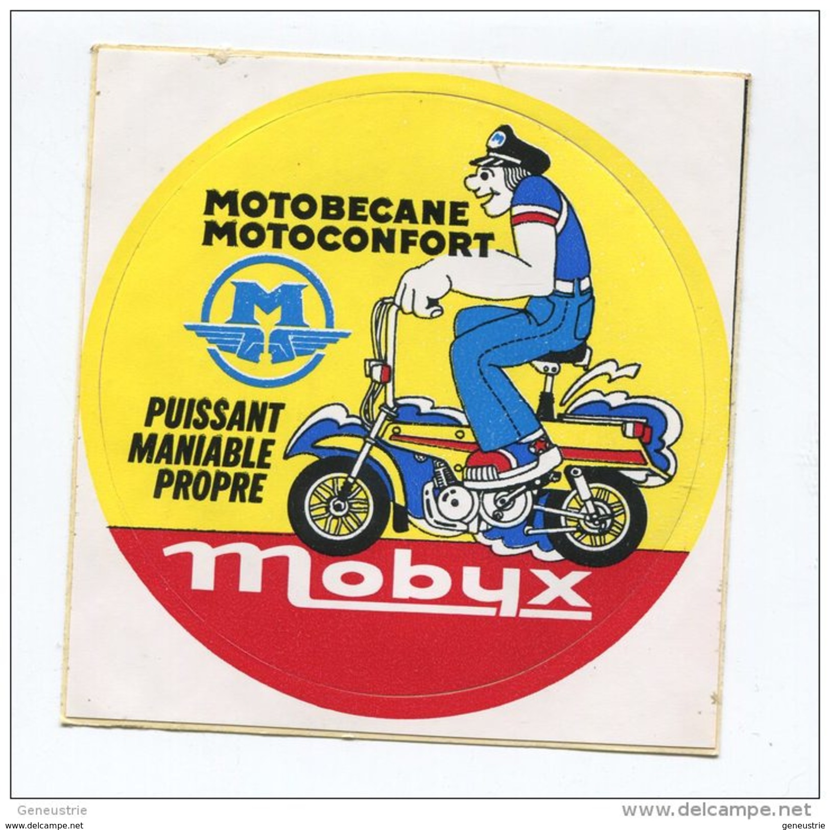 Sticker Autocollant "Motobécane - Motoconfort - Mobyx" - Motos