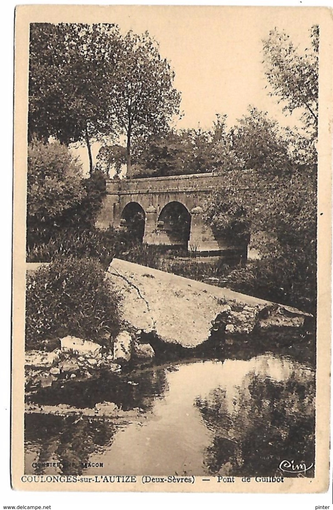 COULONGES SUR L'AUTIZE - Pont De Guilbot - Coulonges-sur-l'Autize