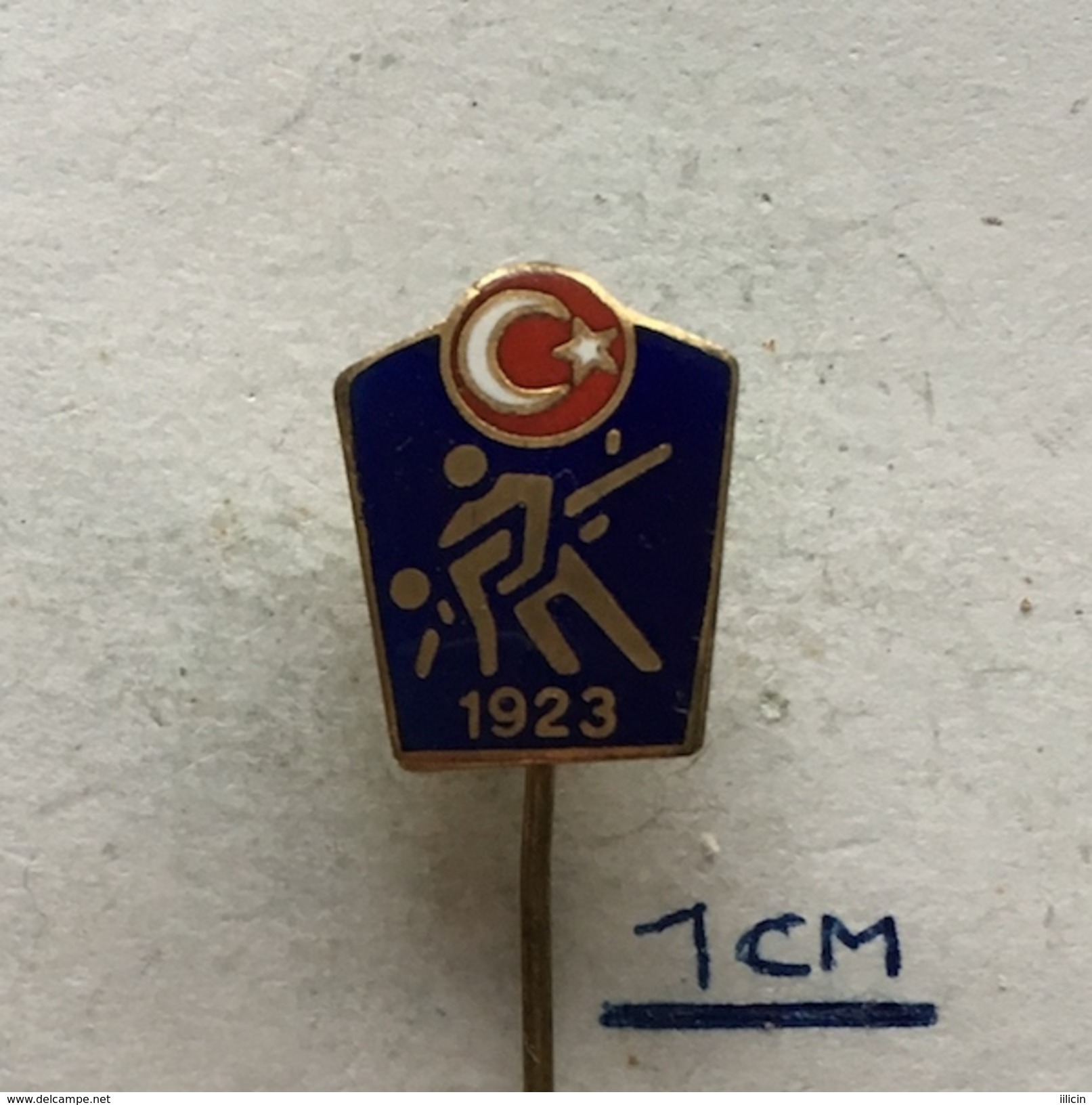 Badge (Pin) ZN004472 - Wrestling Turkey Federation / Association / Union (TGF) - Worstelen