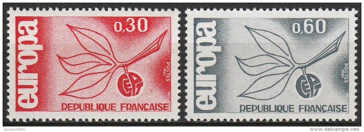 France    .     Yvert    .    1455/1456       .      **    .      Neuf  SANS  Charniere    .   /   .    MNH - Unused Stamps