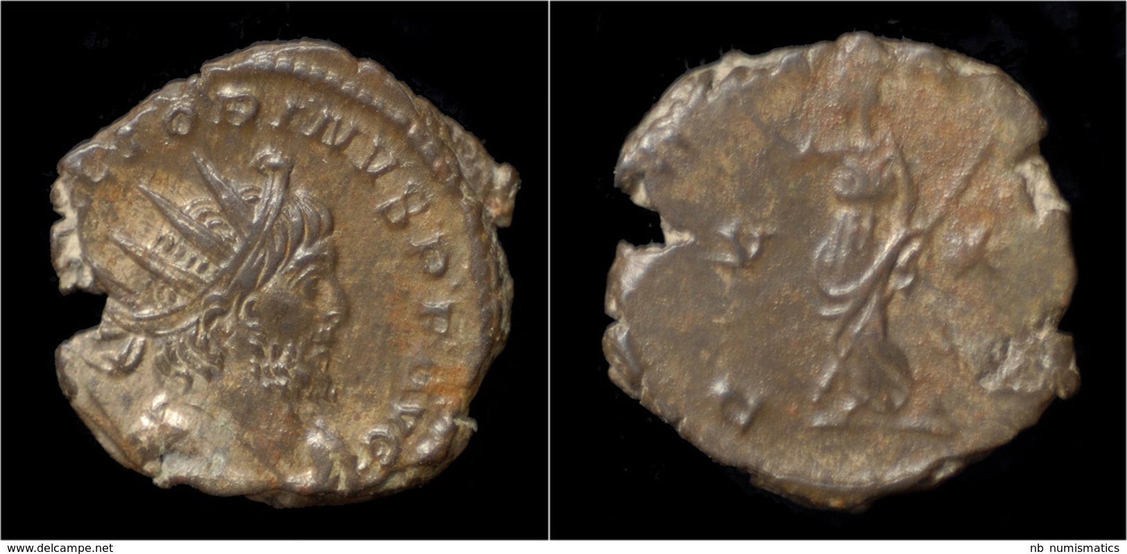 Victorinus Billon Antoninianus Pax Standing Left - L'Anarchie Militaire (235 à 284)