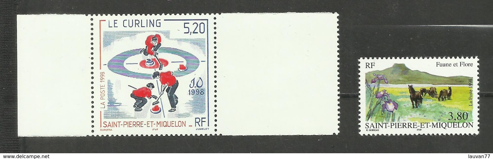 St -Pierre Et Miquelon N°670, 671 Neufs** Cote 4.60 Euros - Nuevos