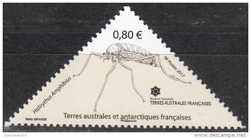 TAAF 2017 Insecte Halirythus Amphibius Neuf ** - Unused Stamps