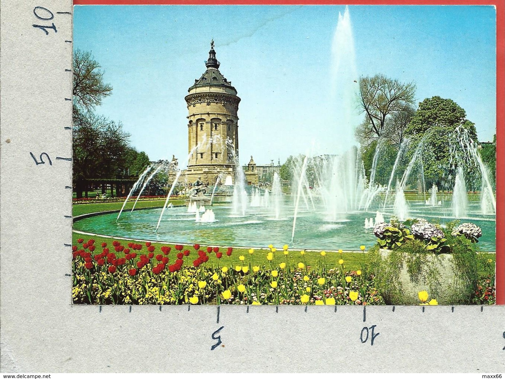 CARTOLINA NV GERMANIA - MANNHEIM - Wasserspiele Mit Wasserturm - 10 X 15 - Mannheim