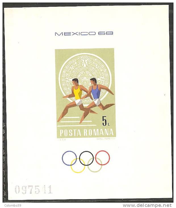 Romania 1968 BF Nuovo** - Mi.67  Yv.68 - Blocchi & Foglietti