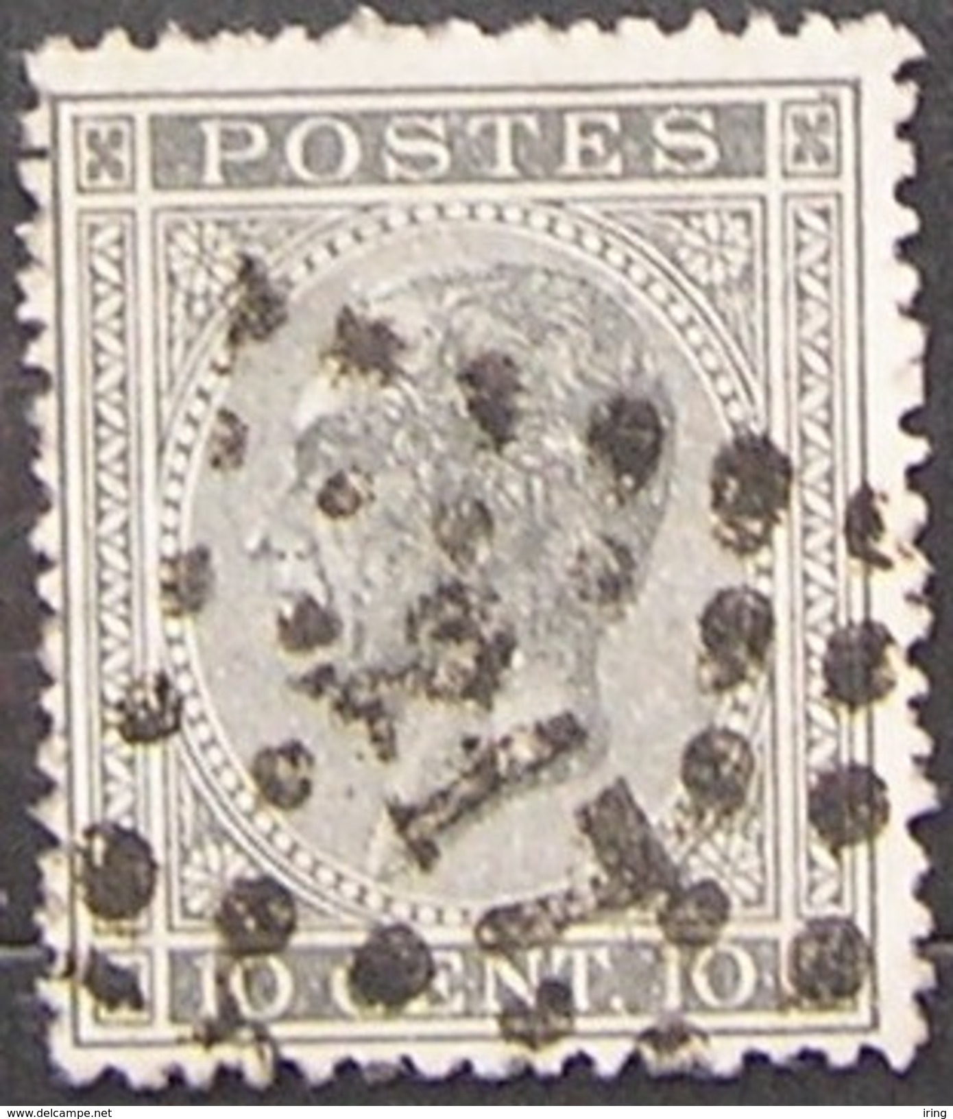 17 Stempel 217 - 1865-1866 Linksprofil