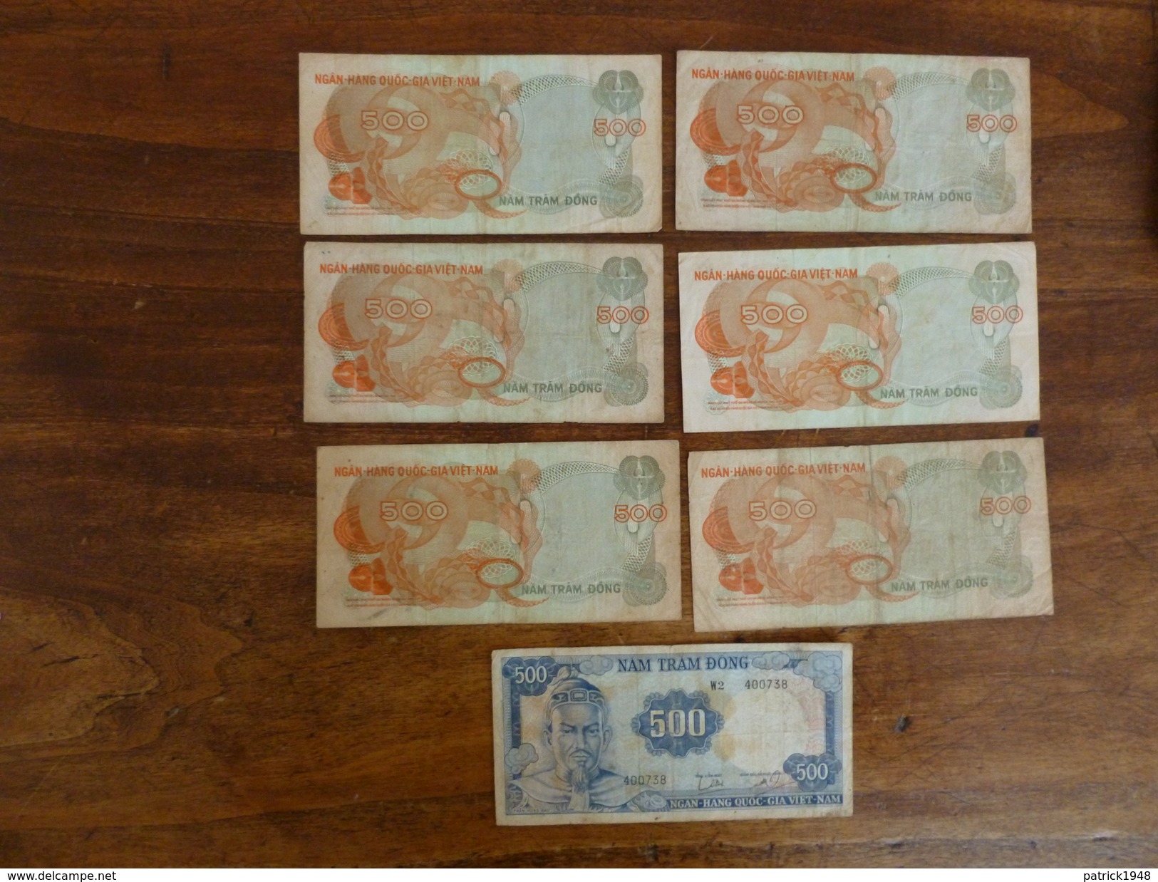 7 BILLETS VIETNAM - Vietnam