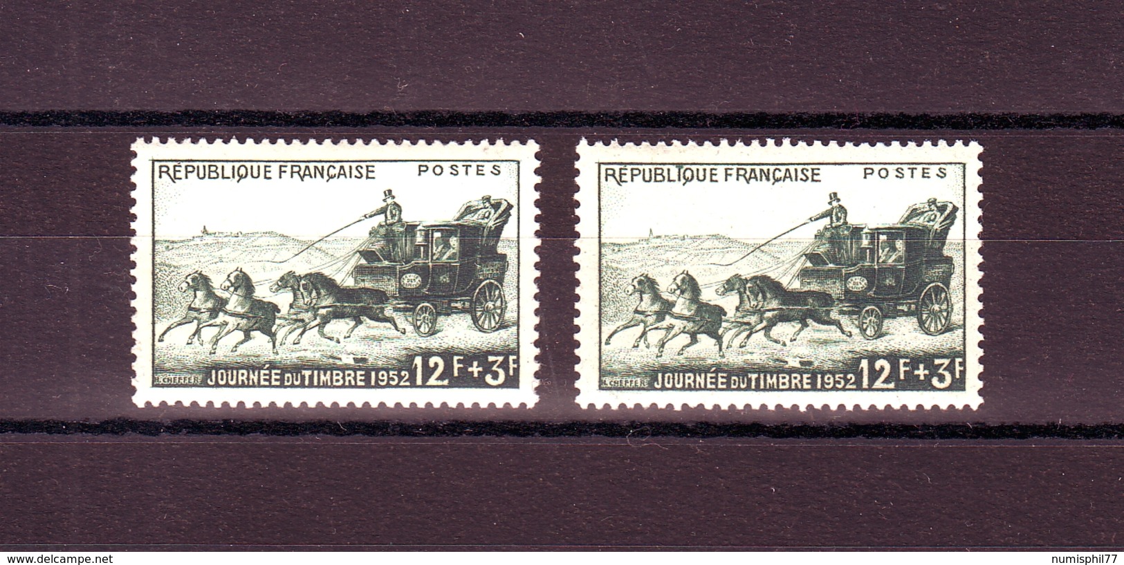 FRANCE VARIÉTÉ - N&#x2070; Y&T 919a + Normal - NEUF ** - Unused Stamps