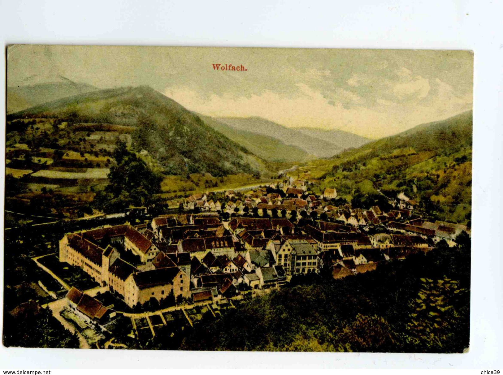 C 19314   -   Wolfach  -  Panorama - Wolfach