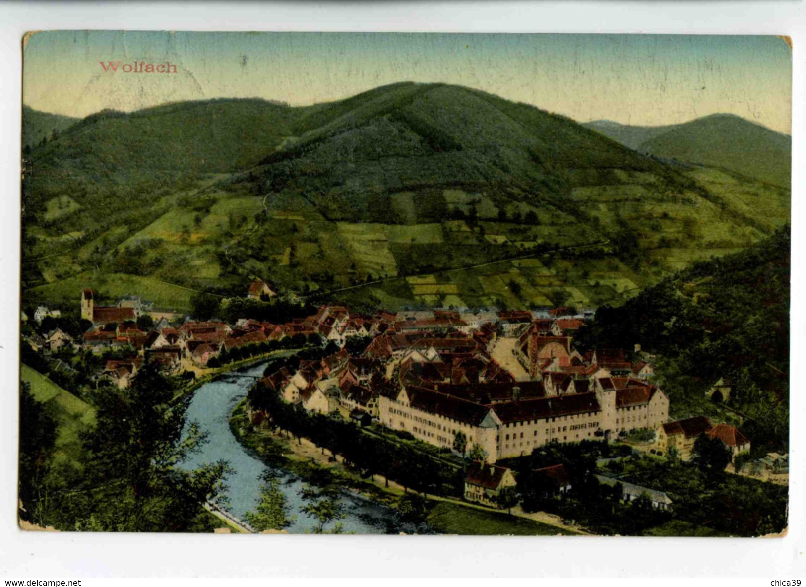 C 19315   -   Wolfach  -  Panorama - Wolfach