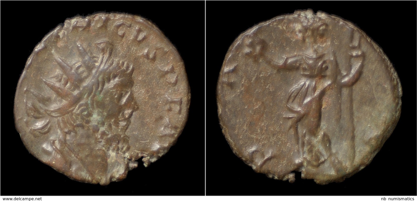 Tetricus I Billon Antoninianus Pax Standing Left - L'Anarchie Militaire (235 à 284)