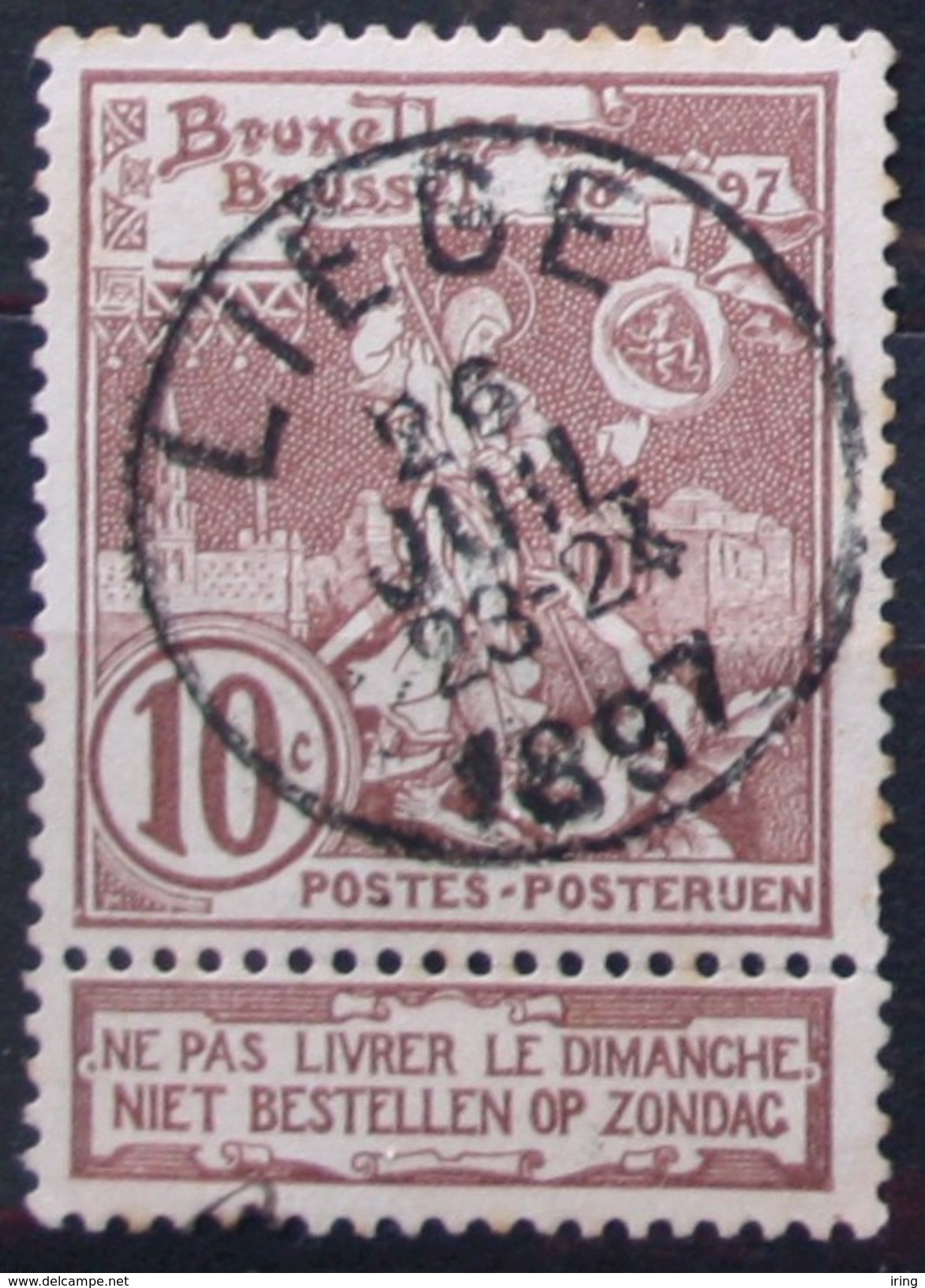 73 Stempel LIEGE - 1894-1896 Expositions