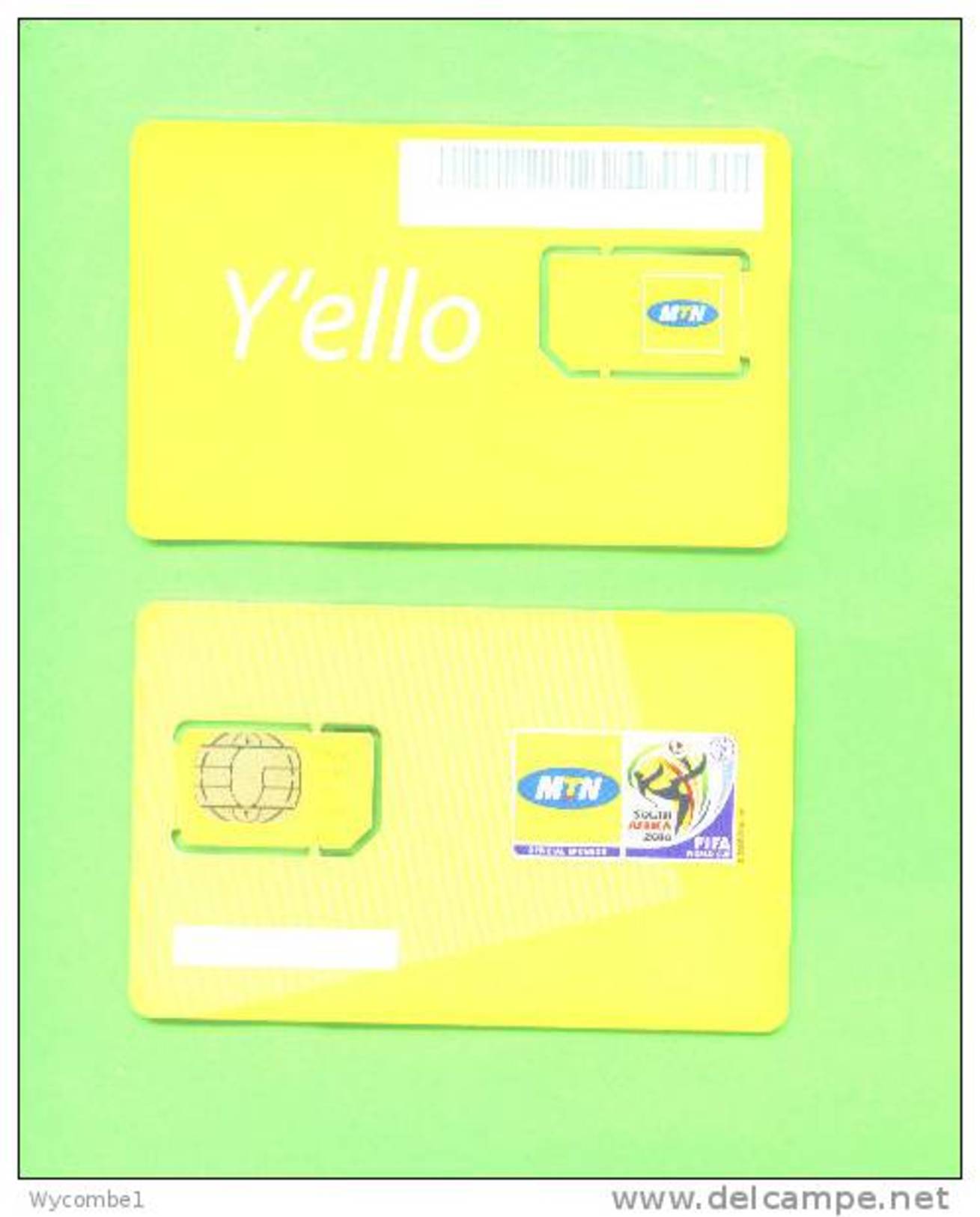 CONGO (BRAZZAVILLE) - Mint/Unused SIM Chip Phonecard/MTN Y´ello FIFA World Cup - Congo