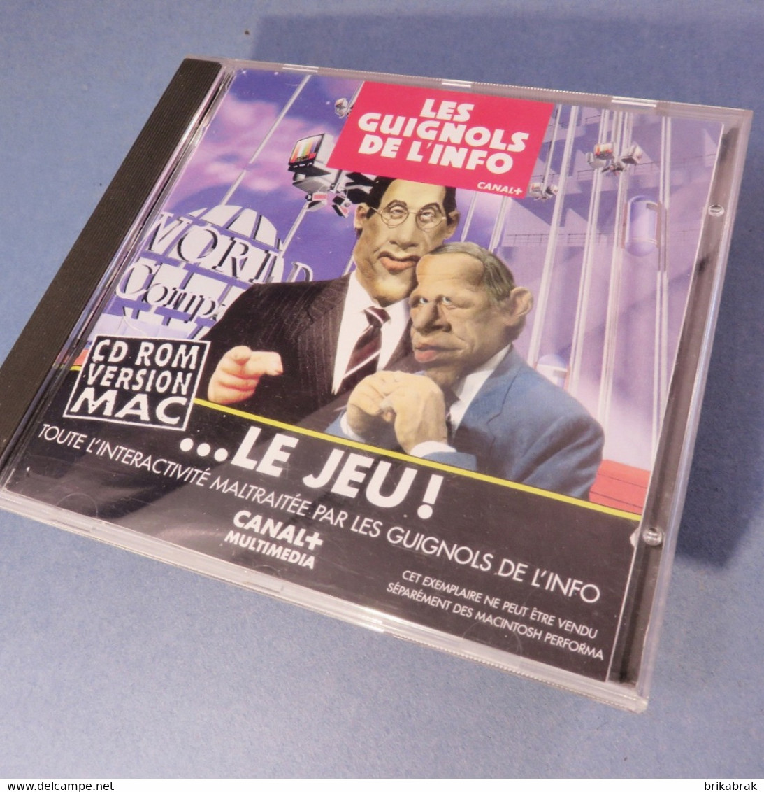 LES GUIGNOLS DE L'INFO CANAL + JEUX CD ROM VERSION MAC 1995 - Vidéo Télévision Telévision Poivre D'Arvor - Jeux PC