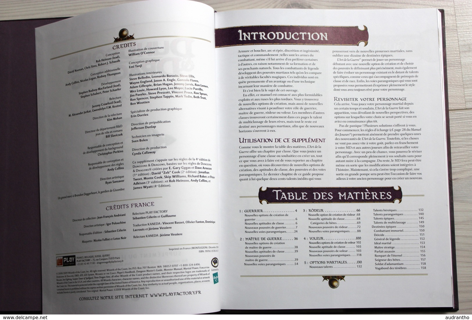 Livre Dungeons Et Dragons L'art De La Guerre Jeu De Rôle Neuf Donjons Et Dragons - Literature & Instructions