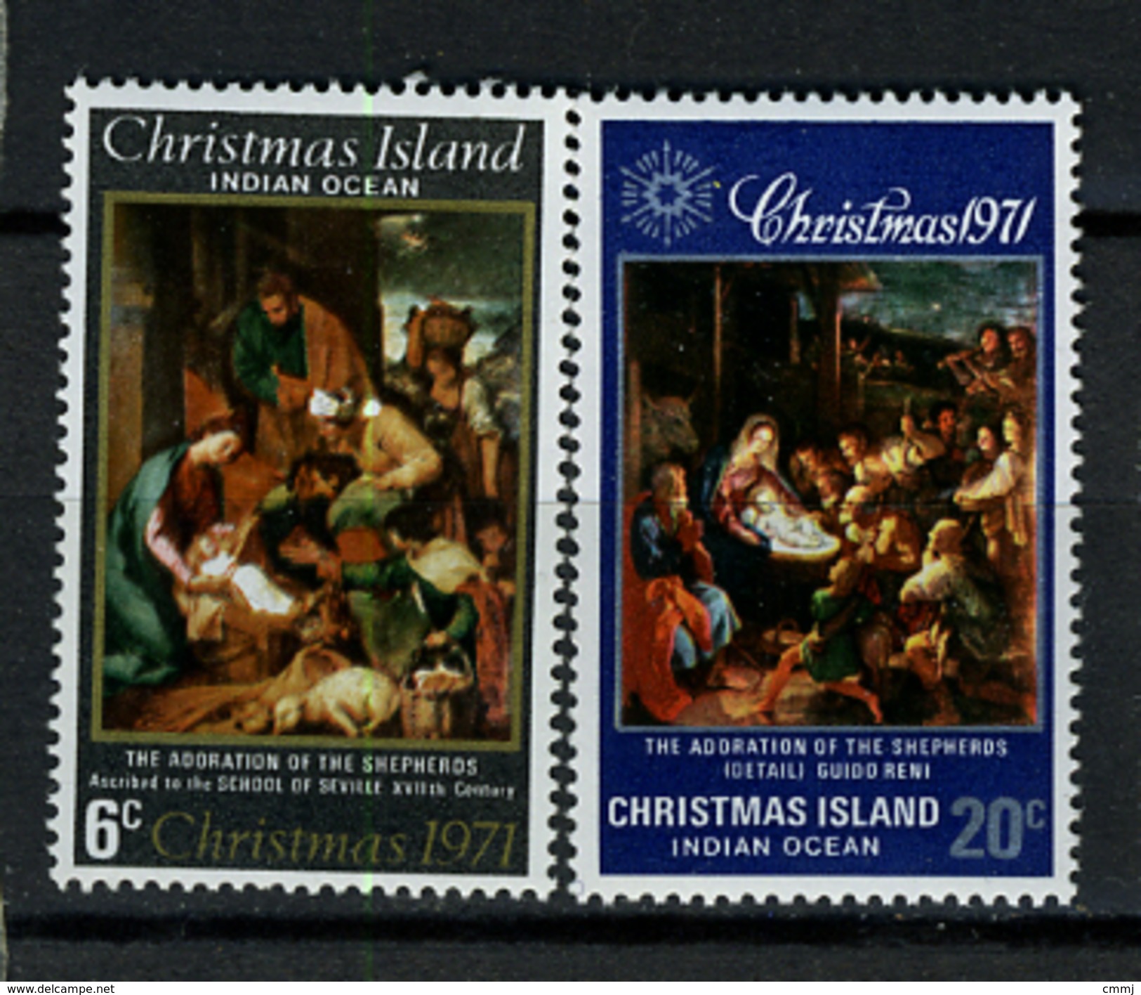 1971 - CHRISTMAS ISLAND - Catg.. Mi. 37/38 - NH - (I-SRA3207.10) - Christmas Island