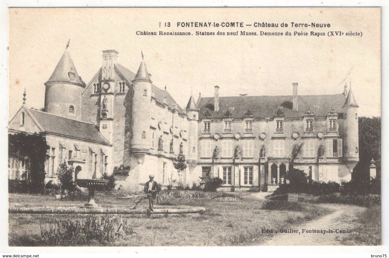 85 - FONTENAY-LE-COMTE - Château De Terre-Neuve - Guiller 13 - Fontenay Le Comte