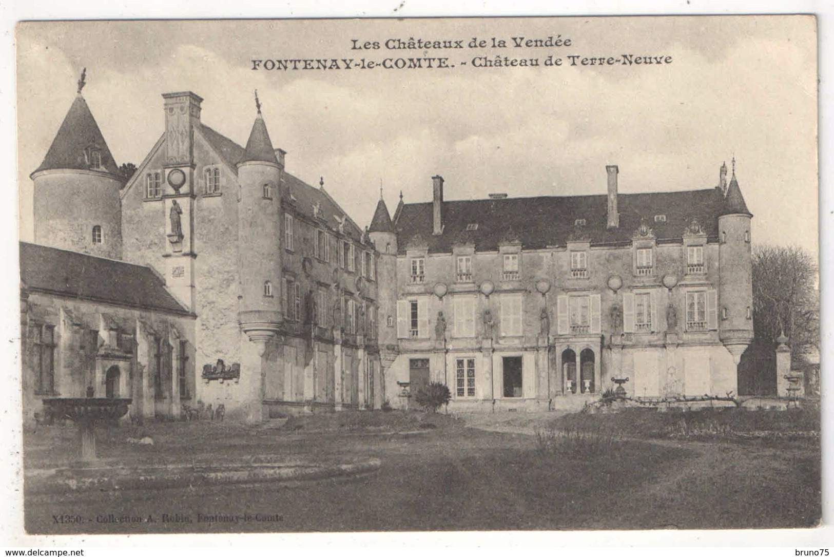 85 - FONTENAY-LE-COMTE - Château De Terre-Neuve - Robin 1350 - 1904 - Fontenay Le Comte