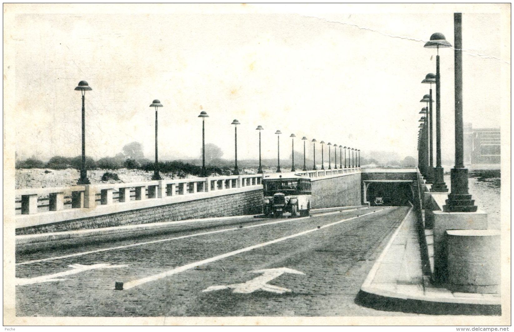 N°32066 -cpa Antwerpen -Anvers- Sortie Du Tunnel Pour Autos- - Antwerpen