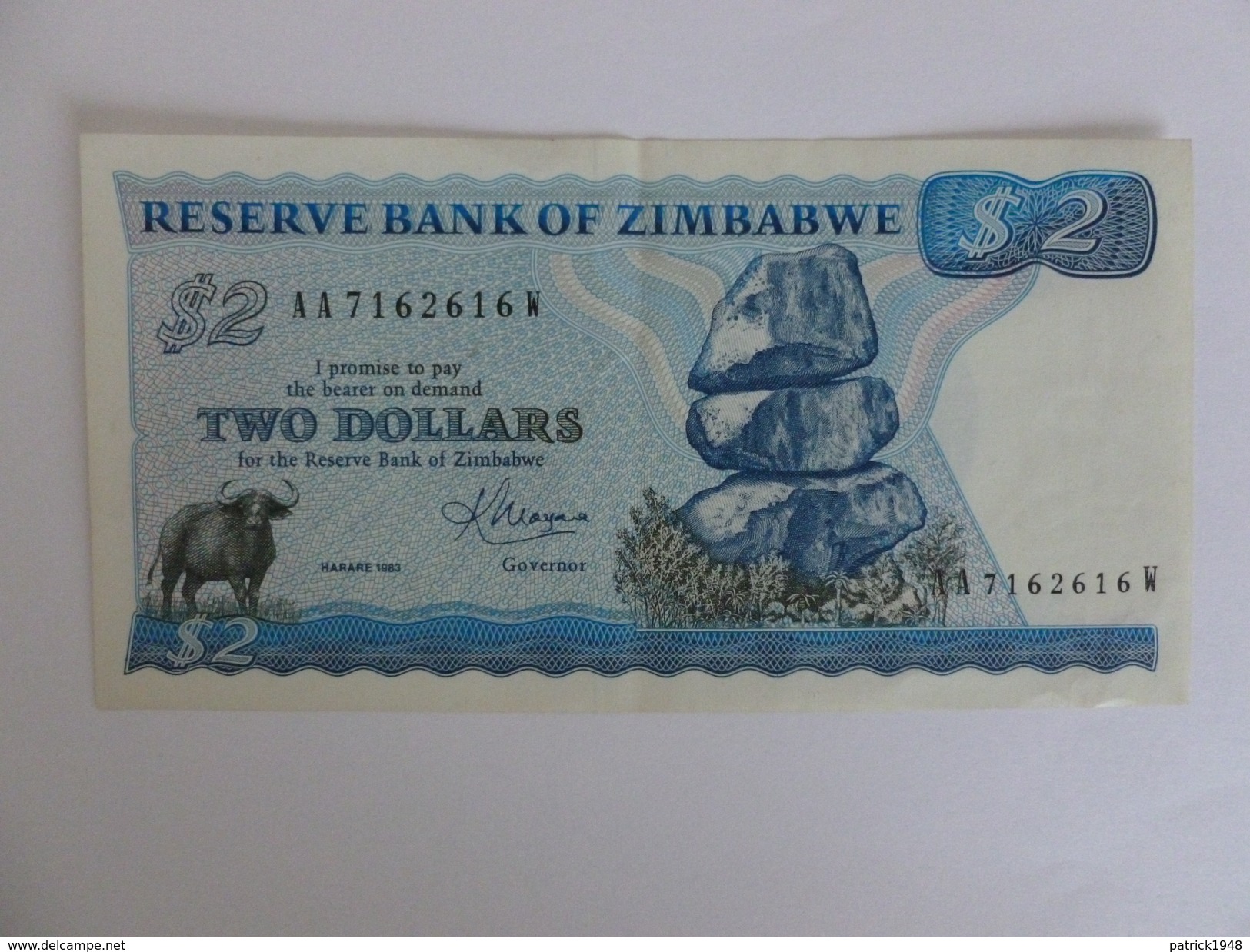 1 BILLET ZIMBABWE - Simbabwe