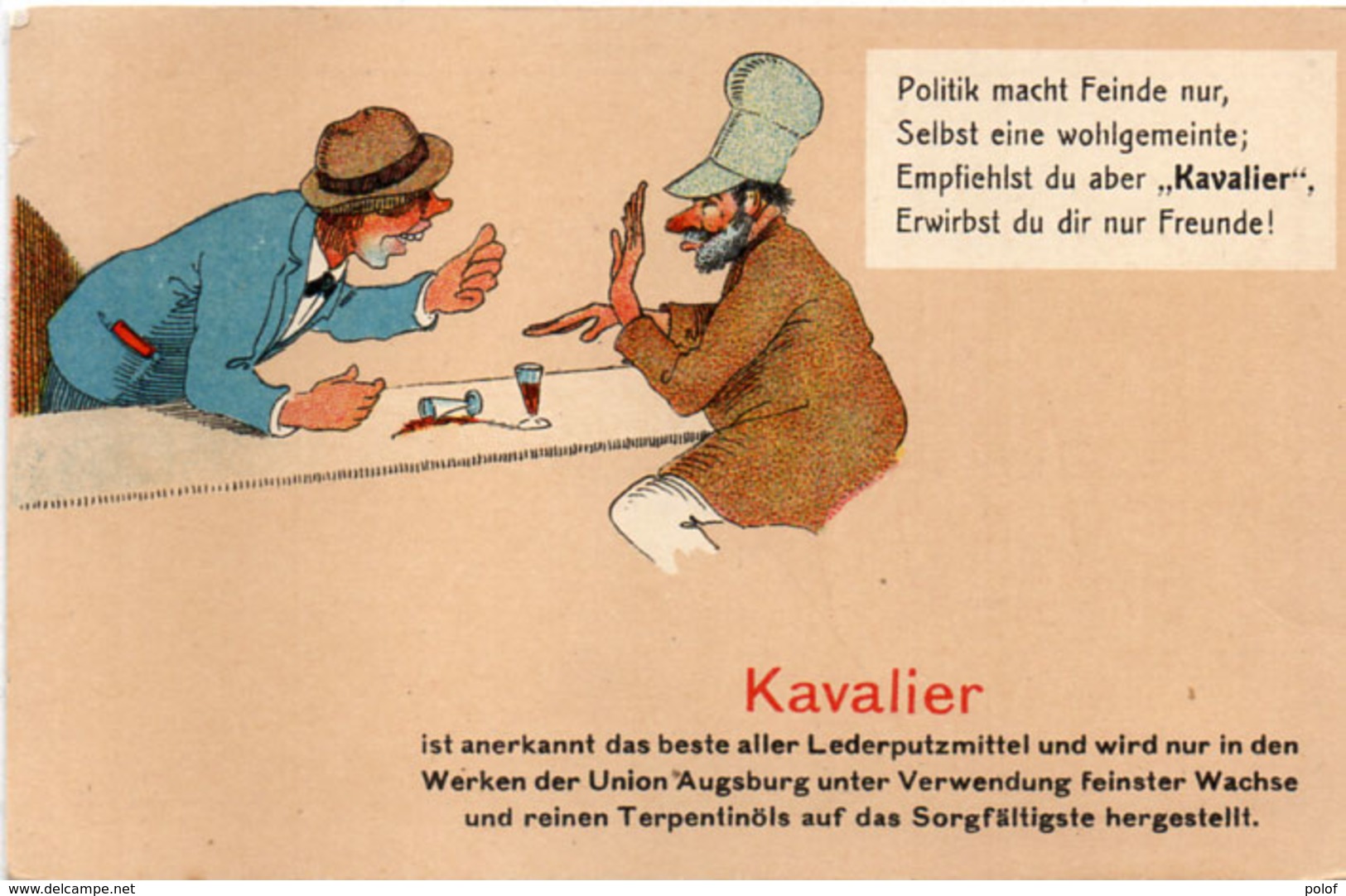 KAVALIER - Auf Grund Der Derzeitigen Produktion Können Mit (71 ASO) - Publicité