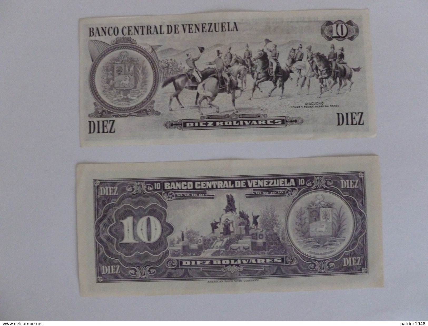 2 BILLETS VENEZUELA - Venezuela