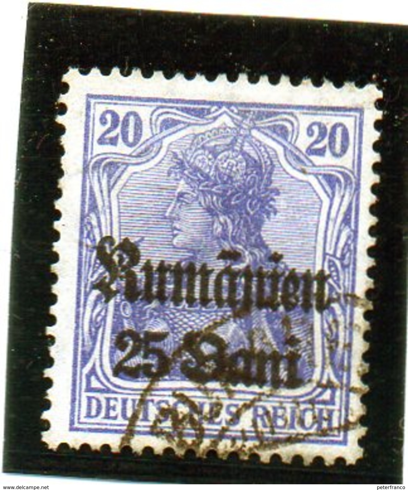 B - Germania 1917 - Occupazione Della Romania - Soprastampati - Occupazione 1914 – 18