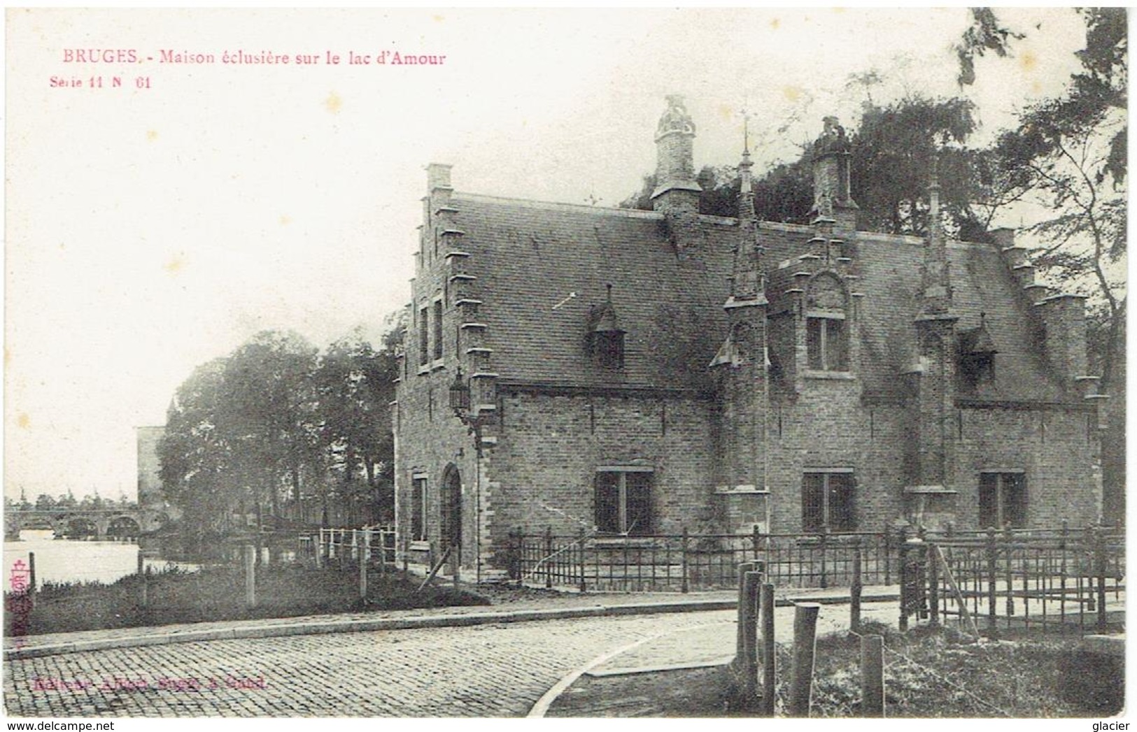 BRUGES - Maison éclusière Sur Le Lac D' Amour - Sugg. Série 11 N° 61 - Brugge